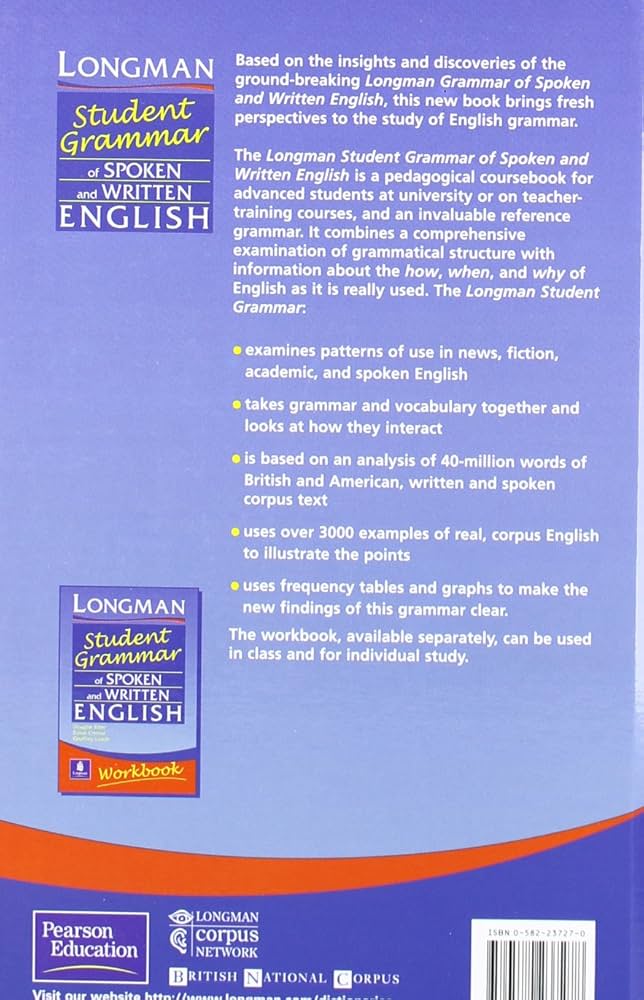 Longman Student Grammar of Spoken and Written English: Biber