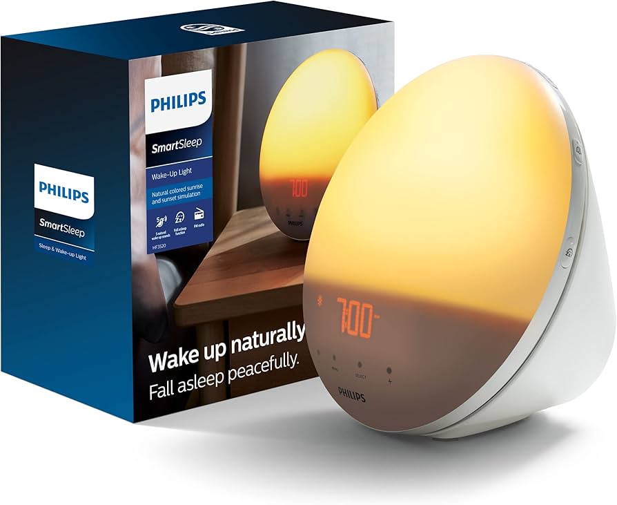 Amazon.com: Philips SmartSleep Wake-up Light, Colored Sunrise and