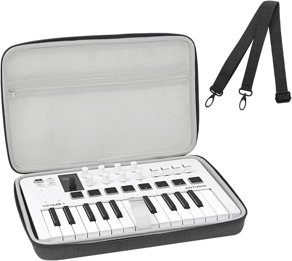 Amazon.com: Musiin Premium Velvet Midi Keyboard Case Compatible