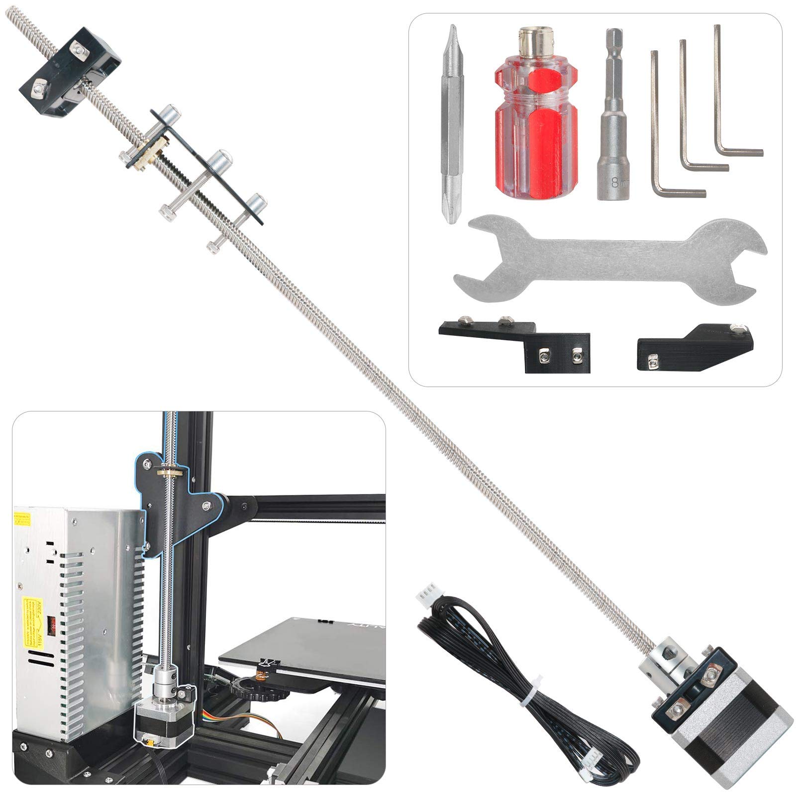 Amazon | SIBOOR Ender 3アクセサリー デュアルZ軸キット リード