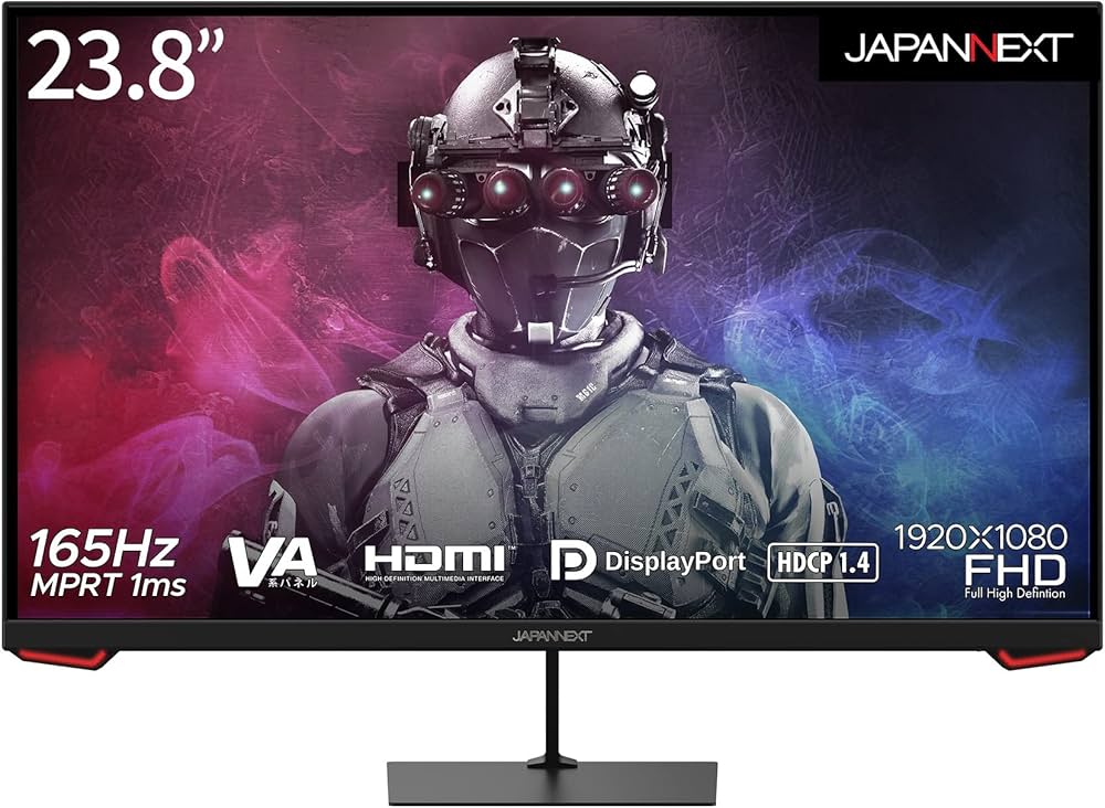 Amazon.co.jp: JAPANNEXT 23.8インチ ゲーミングモニター 165Hz 1ms