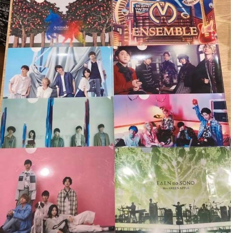 Amazon.co.jp: Mrs. GREEN APPLE クリアファイル ミセスグリーン