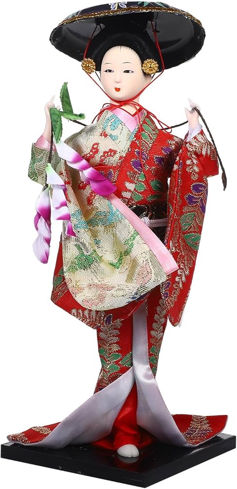Amazon | VORCOOL 日本人形 芸者人形 舞踊 舞妓 日本のお土産