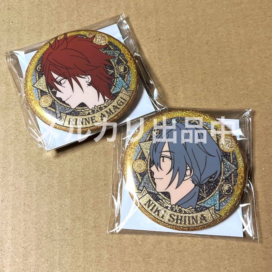 Amazon.co.jp: 中国限定 横顔缶バッジ 天城燐音 & 椎名ニキ セット