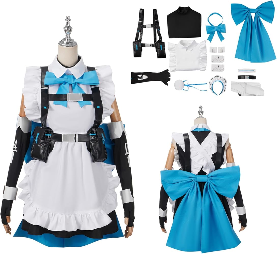 Amazon.co.jp: [AwwwCos] 飛鳥馬トキ メイド服 13点セット トキ 戦闘服