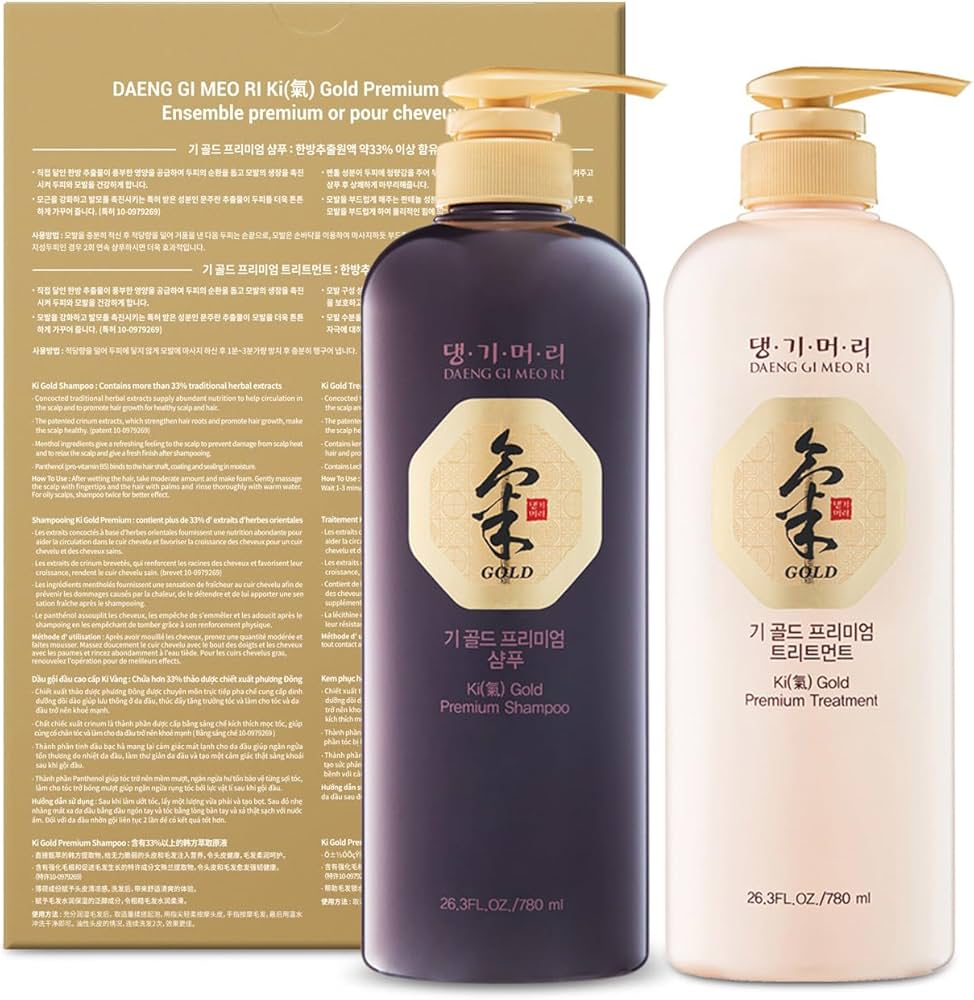 Amazon.com : Daeng Gi Meo Ri- Ki Gold Premium Shampoo+Treatment