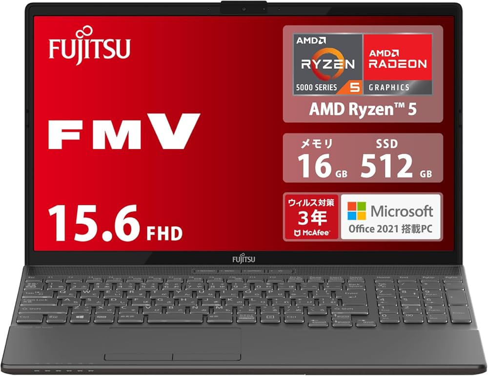 Amazon.co.jp: 富士通 ノートパソコン FMV LIFEBOOK WAA/J1 (MS Office