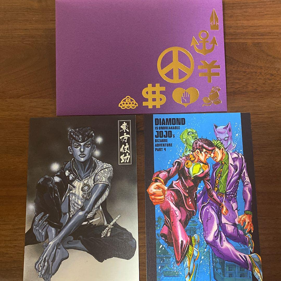 ジョジョ展 仙台東京キービジュアル ポストカード 非売品コースター