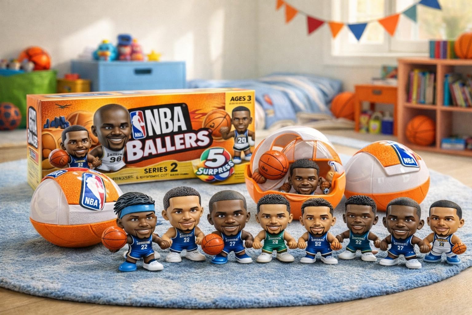ZURU 5 Surprise NBA Ballers Series 2 Official NBA Collectible