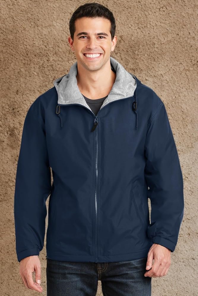 Port Authority Team Jacket JP56, Bright Navy/Light Oxford, X-Small