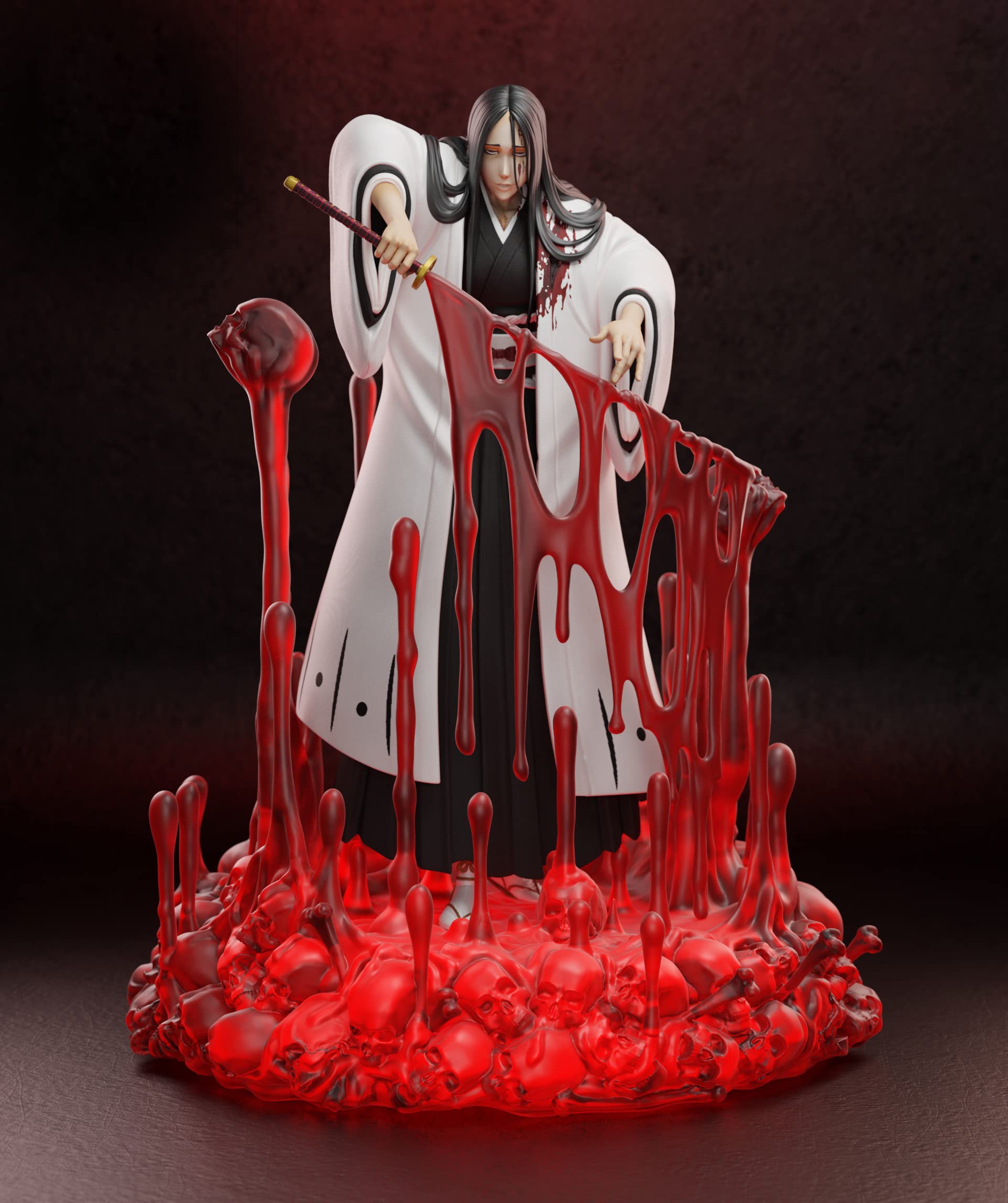 Amazon.co.jp: 卯ノ花烈 うのはなれつ フィギュア 1/4スケール 塗装