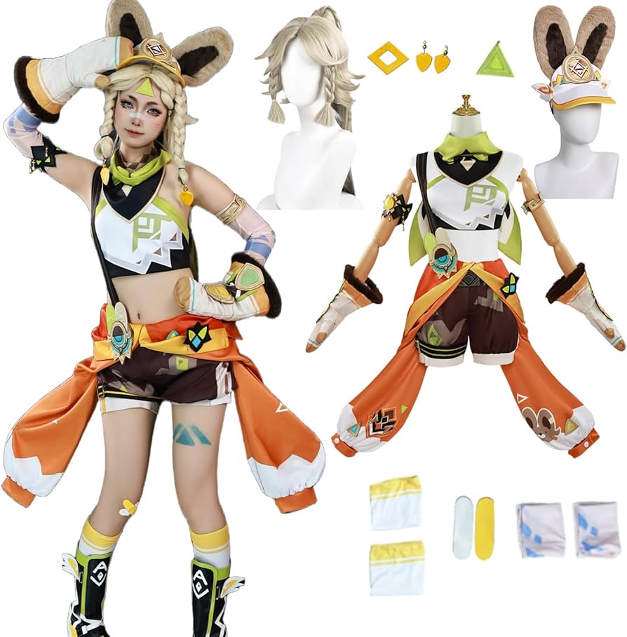 Amazon.co.jp: 原神 げんしん ナタ カチーナ Kachina コスプレ衣装