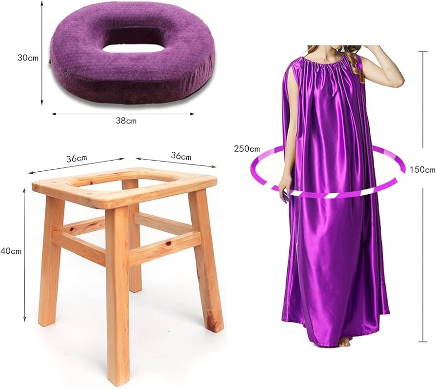 Amazon.co.jp: よもぎ蒸しセット 座浴器よも ぎ蒸しイス ポータブル