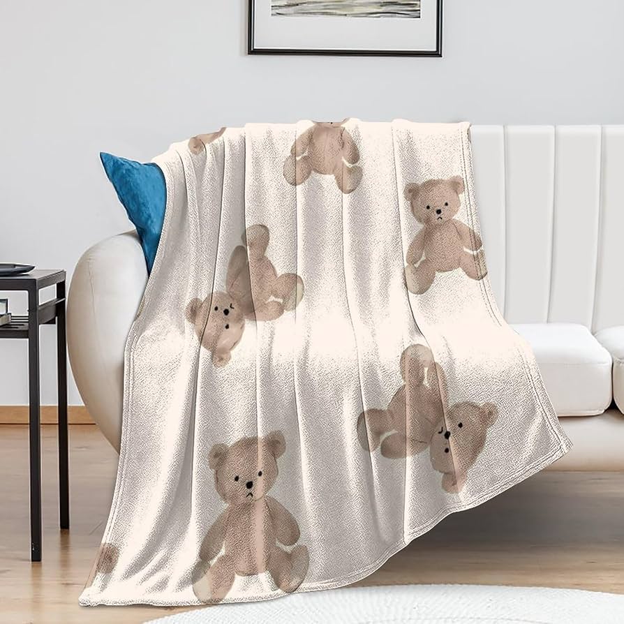 Amazon｜Teddy Bear テディベア 毛布 ブランケット フランネル