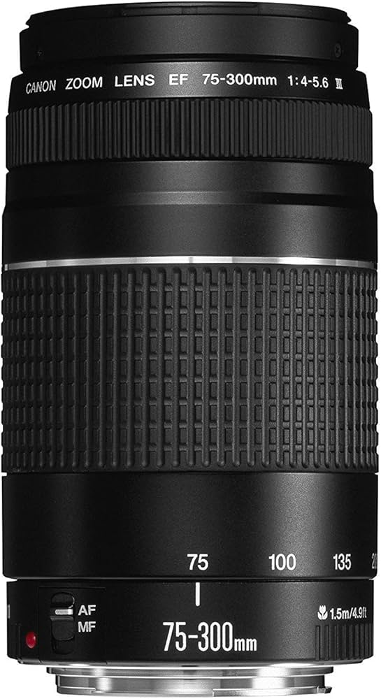 Canon EF 75-300mm f/4-5.6 III Telephoto Zoom Lens for Canon SLR