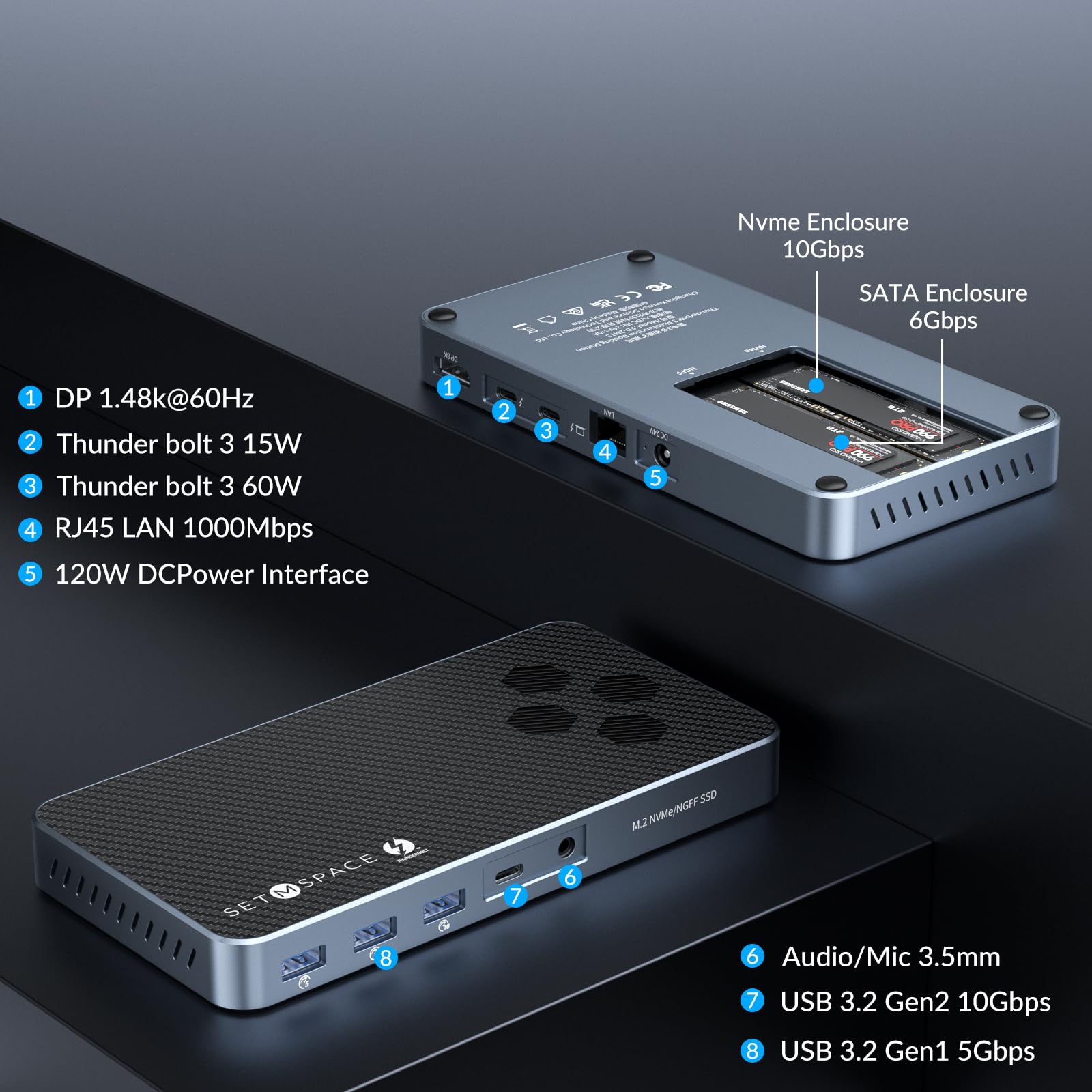 Amazon.co.jp: Thunderbolt 3対応ドッキングステーションとM.2 SSD外