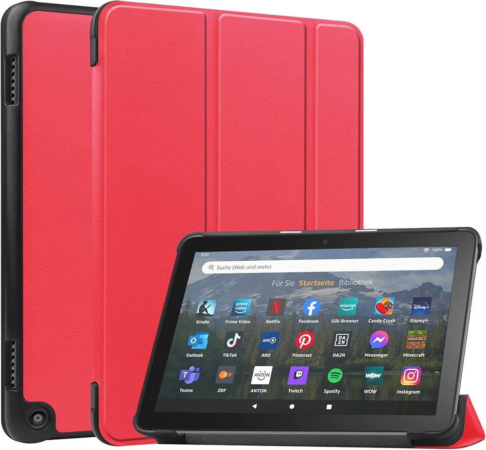 Amazon.com: SZLONKOU Tablet Cover for Amazon Kindle Fire HD 8 10th