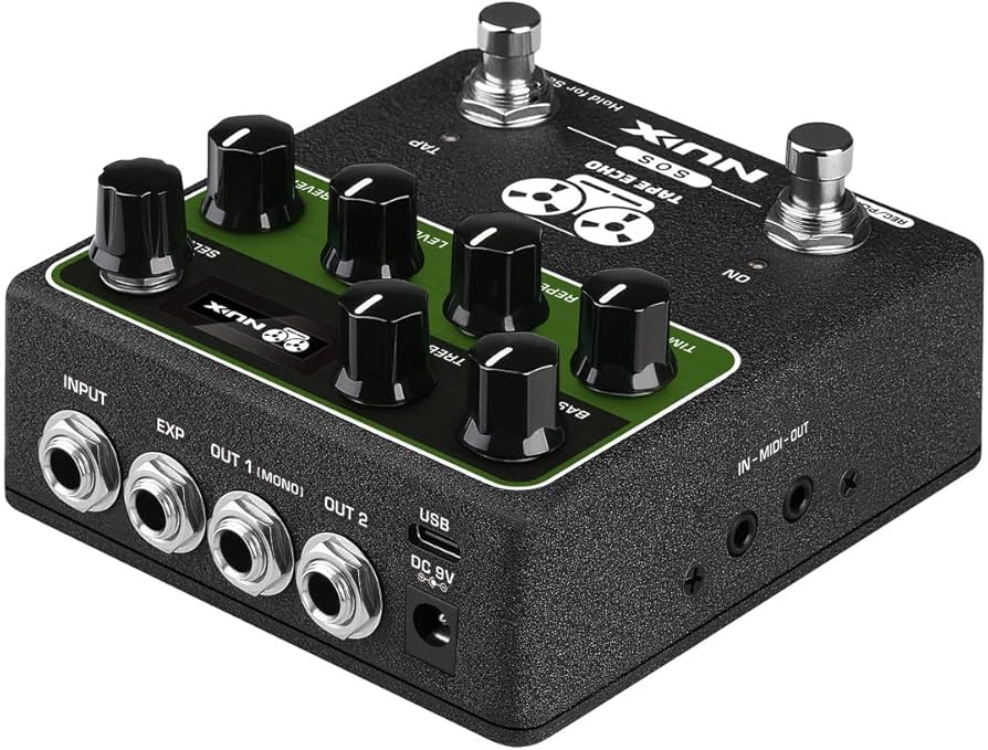 Amazon.com: NUX NDD-7 TAPE ECHO Delay Effects Pedal,Up to 1600ms