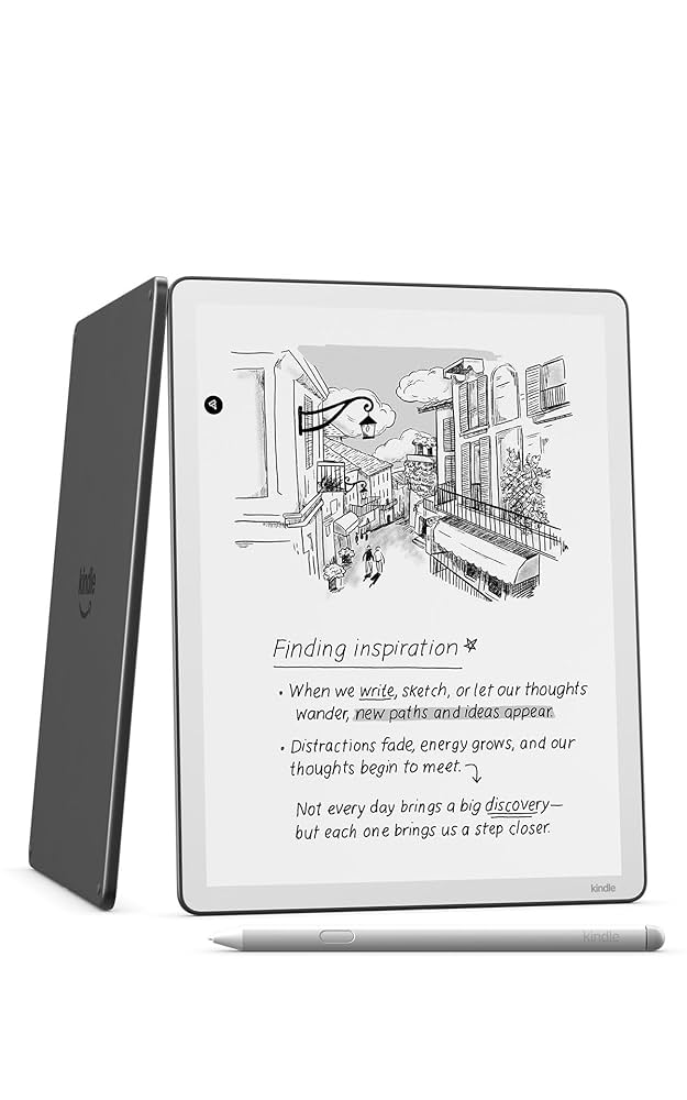 Kindle Scribe | Thinner, lighter, faster | Where ideas grow