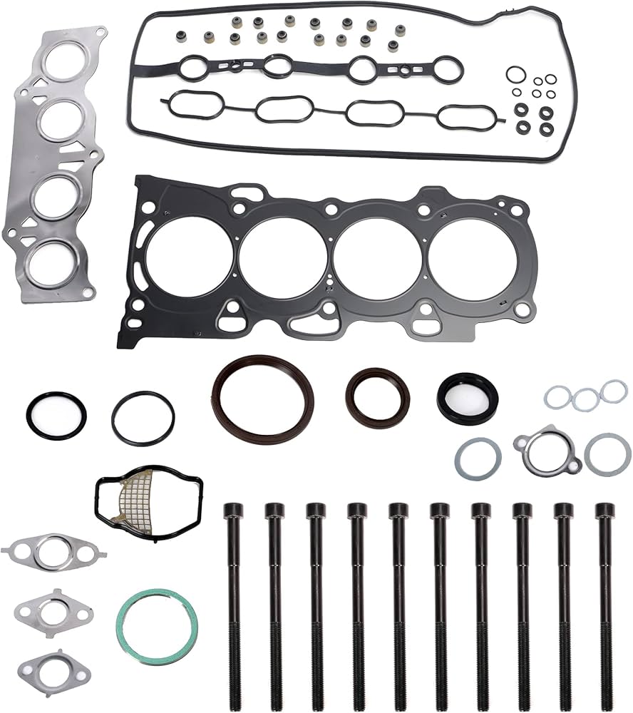 JAVOUKA MLS Head Gasket Set with Bolts, 2.4L 2AZFE, for Toyota