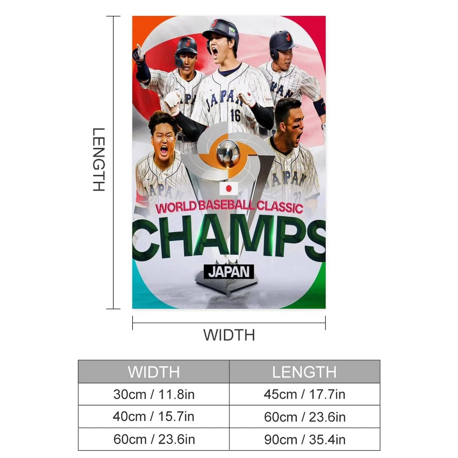 Amazon.co.jp: 2023 WBC 侍JAPAN 大谷翔平侍ジャパン優勝おめでと