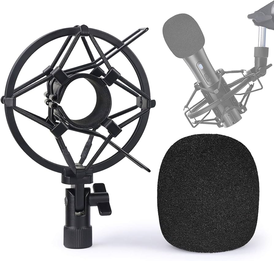 Amazon | SUNMON ATR2100x-USB マイクショックマウントホルダー