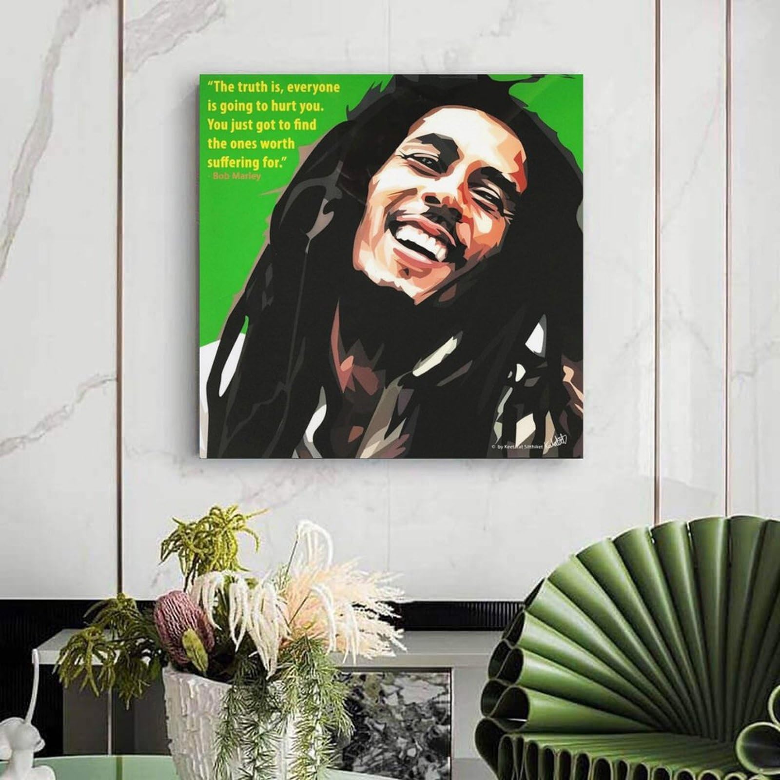 Amazon.co.jp: ADISLE(アディサイく)ボブ・マーリー名言集ポスター