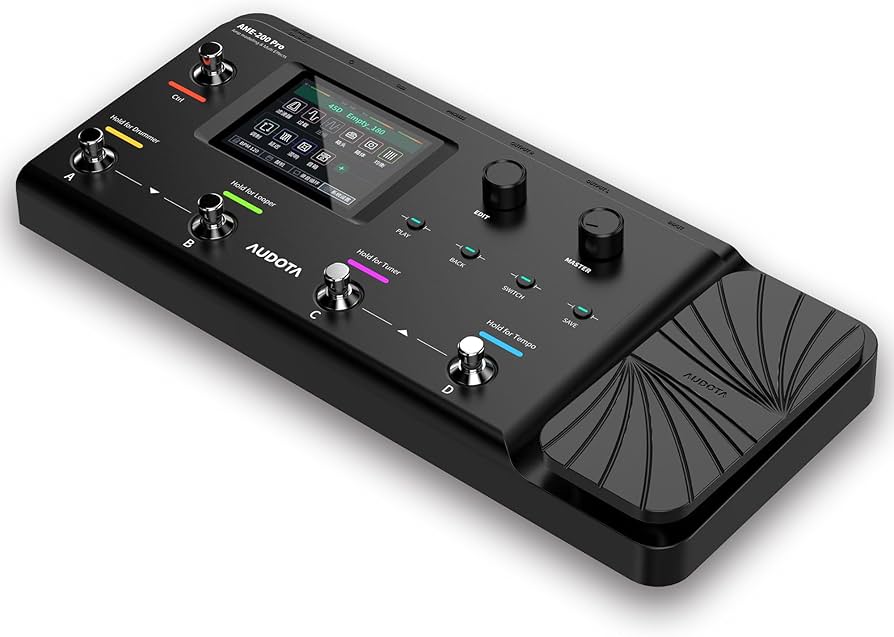 Amazon.com: AUDOTA AME-200 Pro Guitar Multi Effects Processor with
