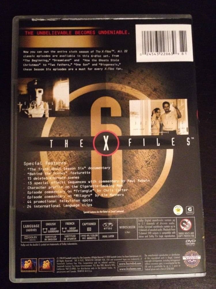 Amazon.com: The X-Files - The Complete Sixth Season : David