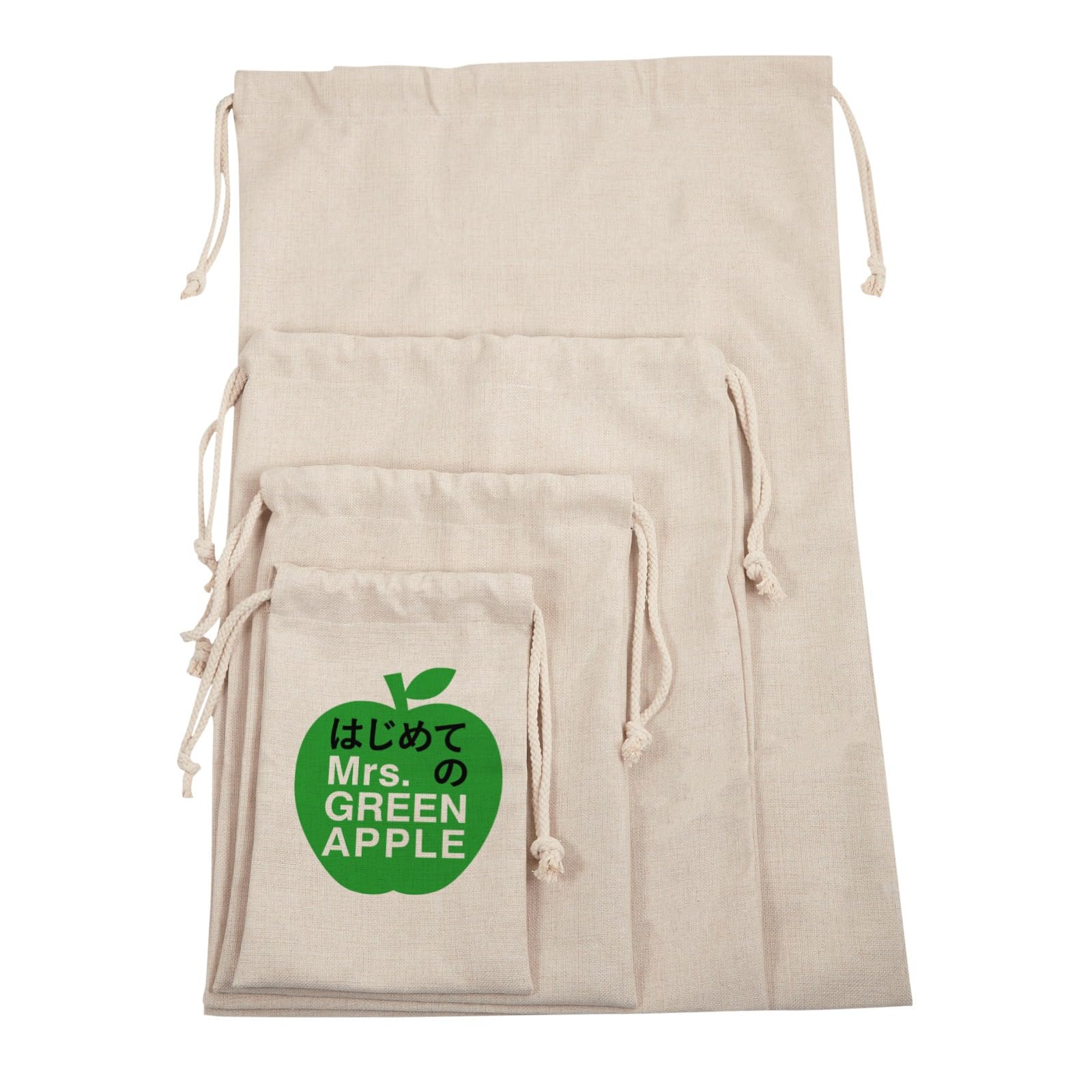 Amazon.co.jp: ミセスグリーンアップル ギフトバッグ ギフト袋 巾着袋