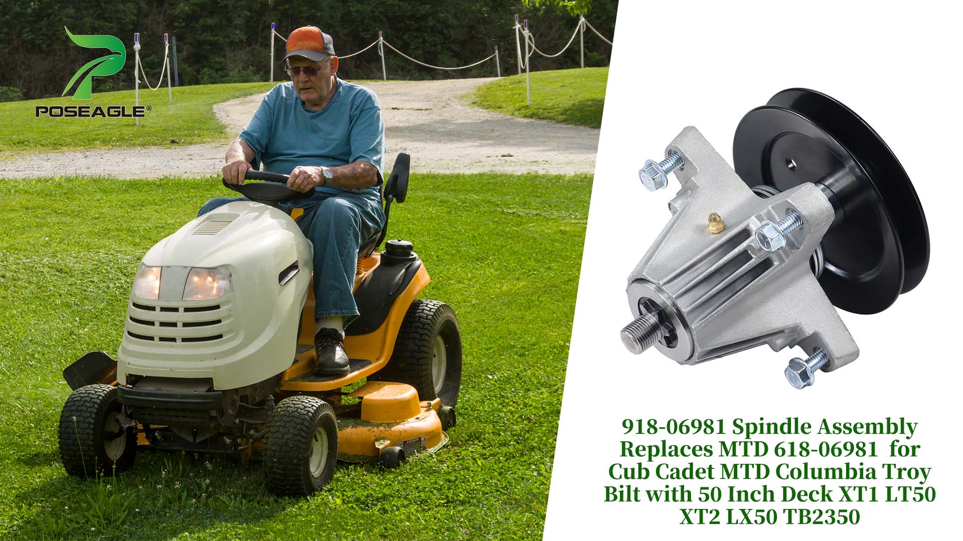 Amazon.com : POSEAGLE 918-06981 Spindle Assembly Replaces Cub