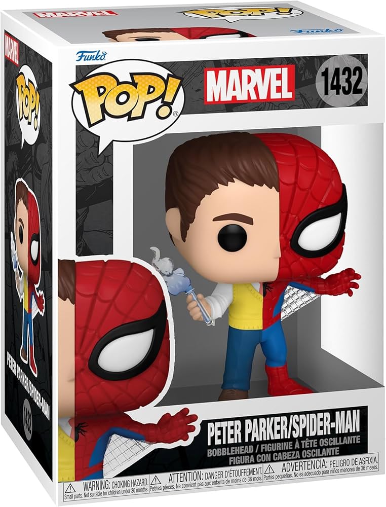 Amazon.com: Funko POP Marvel: Split - Spider-Man - Spider-Man