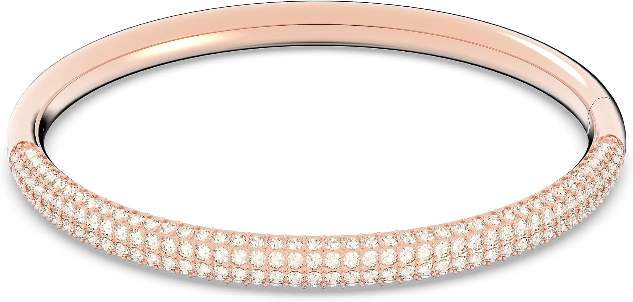 Amazon.com: Swarovski Dextera Bangle, Clear Crystal, Rose gold