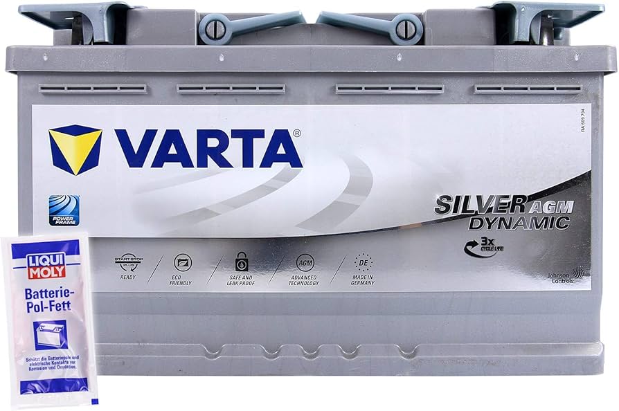 Varta Silver Dynamic F21 AGM 80 Ah 12 V 800 A Car Battery Starter