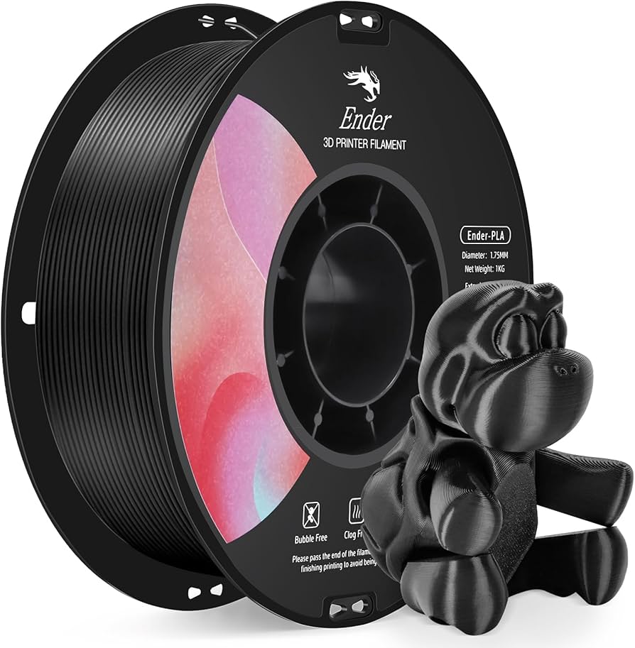 Amazon.co.jp: Creality PLAフィラメント 黒 1.75mm ±0.02mm 1KG 3D