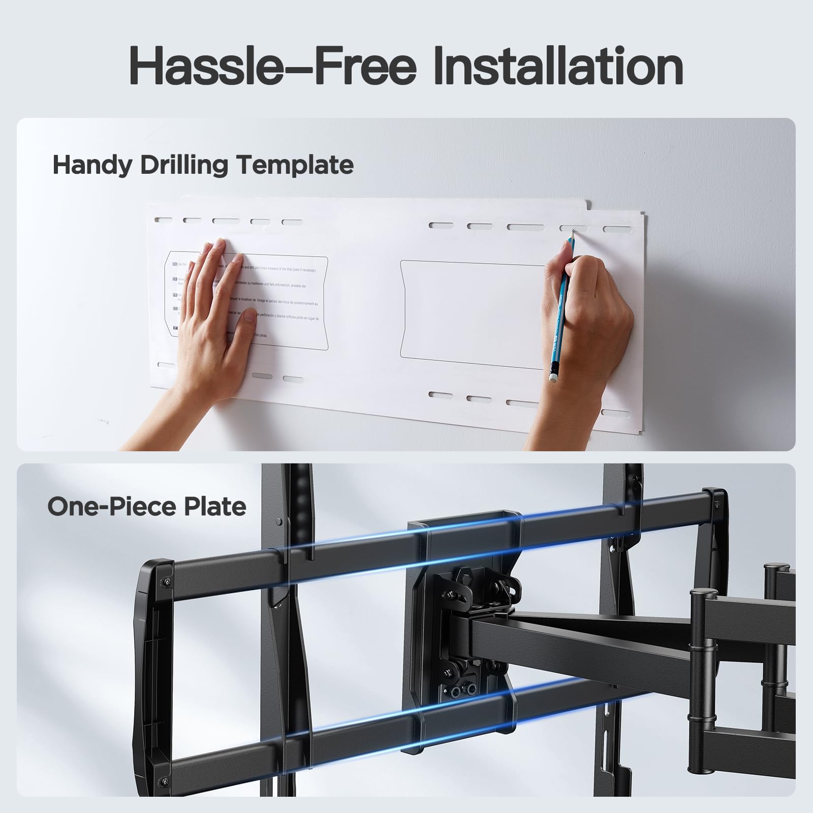 Amazon.com: PERLESMITH Full Motion TV Wall Mount for 50”-90” TVs