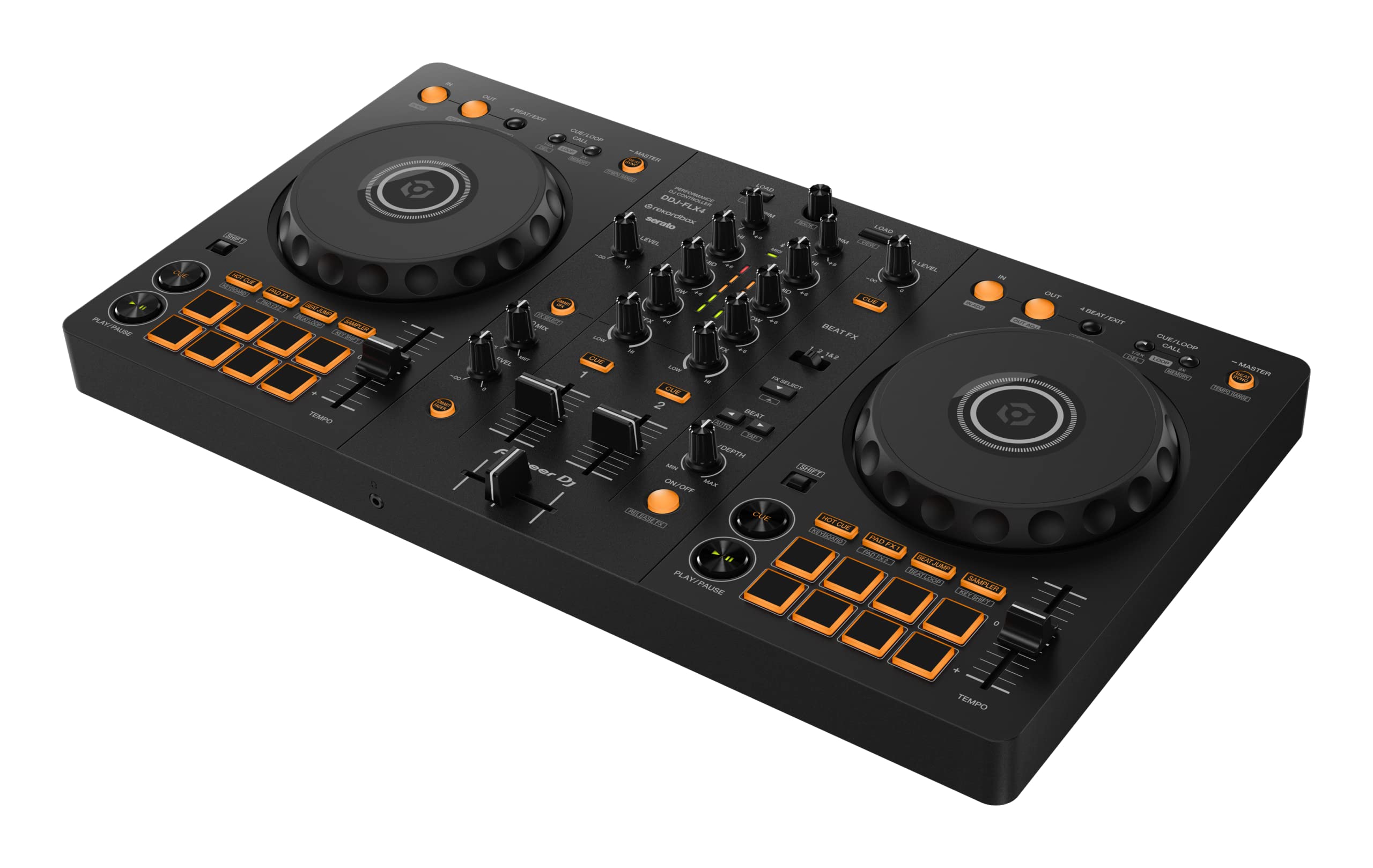 Amazon.com: Pioneer DJ DDJ-FLX4 2-deck Rekordbox and Serato DJ