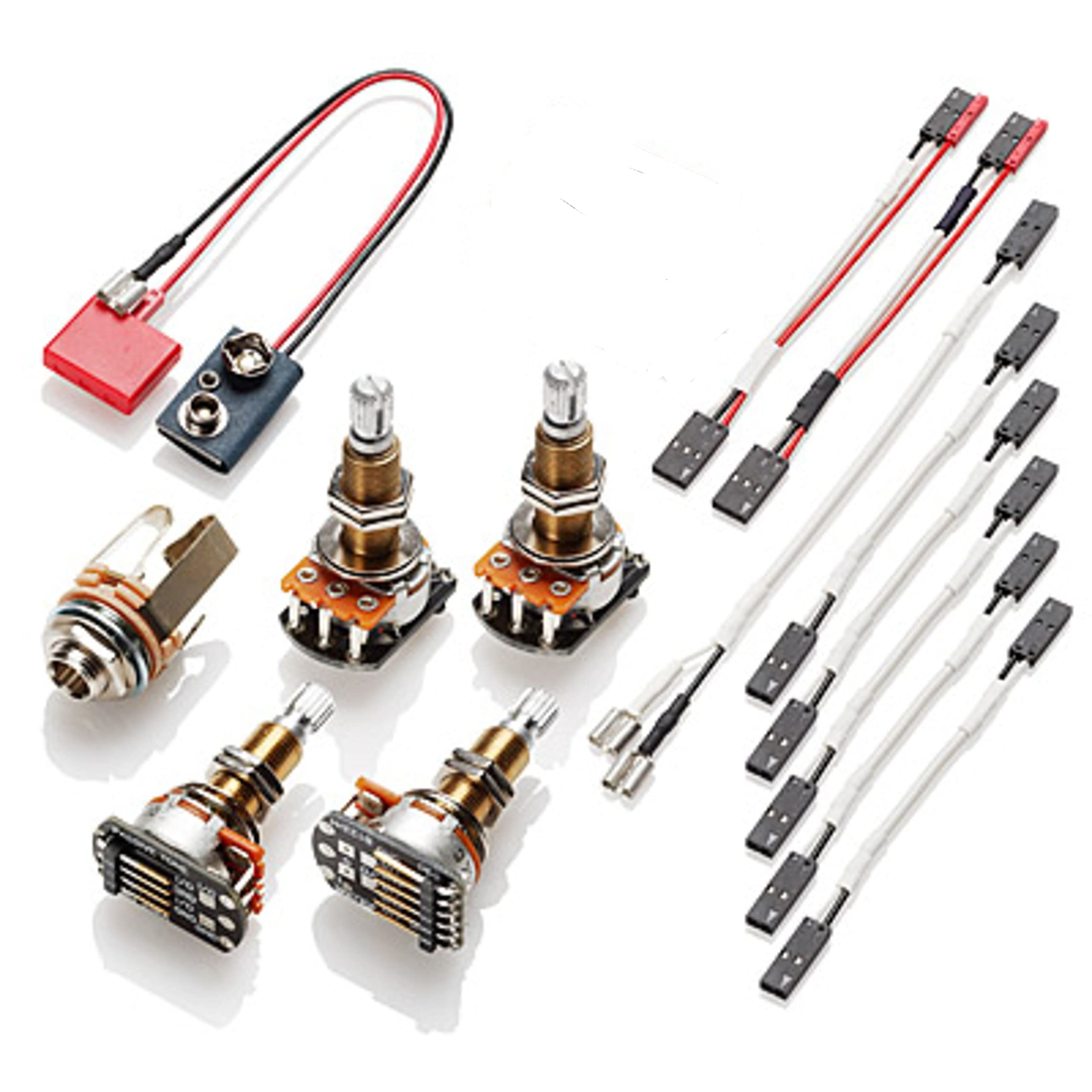 Amazon | EMG 1-2 ピックアップコンバージョン配線キット はんだレス