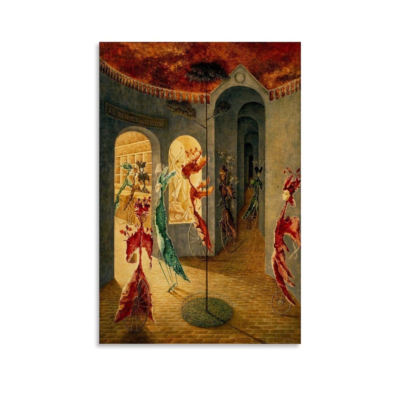 Amazon.co.jp: Remedios Varoレメディオス・バロ絵画作品（女性たちの