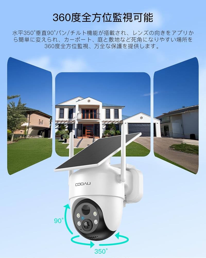 Amazon.co.jp: 「新モデルソーラー高効率発電・500万高画素・ 固定