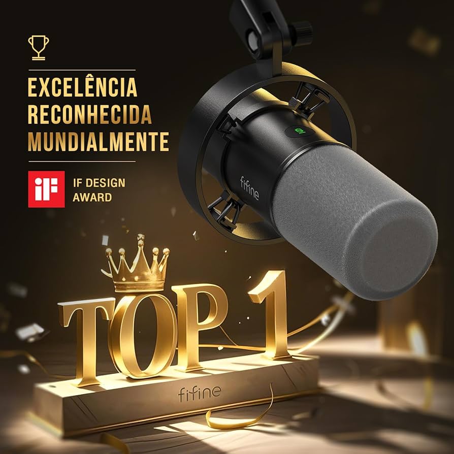 Amazon.com: FIFINE K688 Podcast Microphone Kit, USB/XLR Dynamic