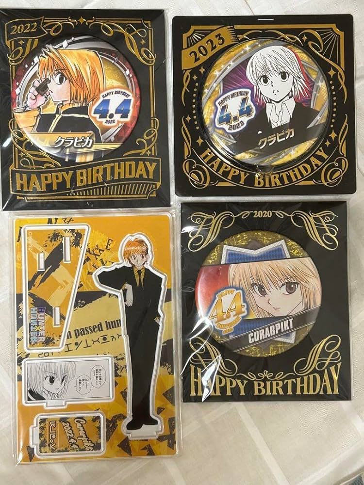 Amazon | ハンターハンター クラピカ バースデーアクスタ 缶バッジ