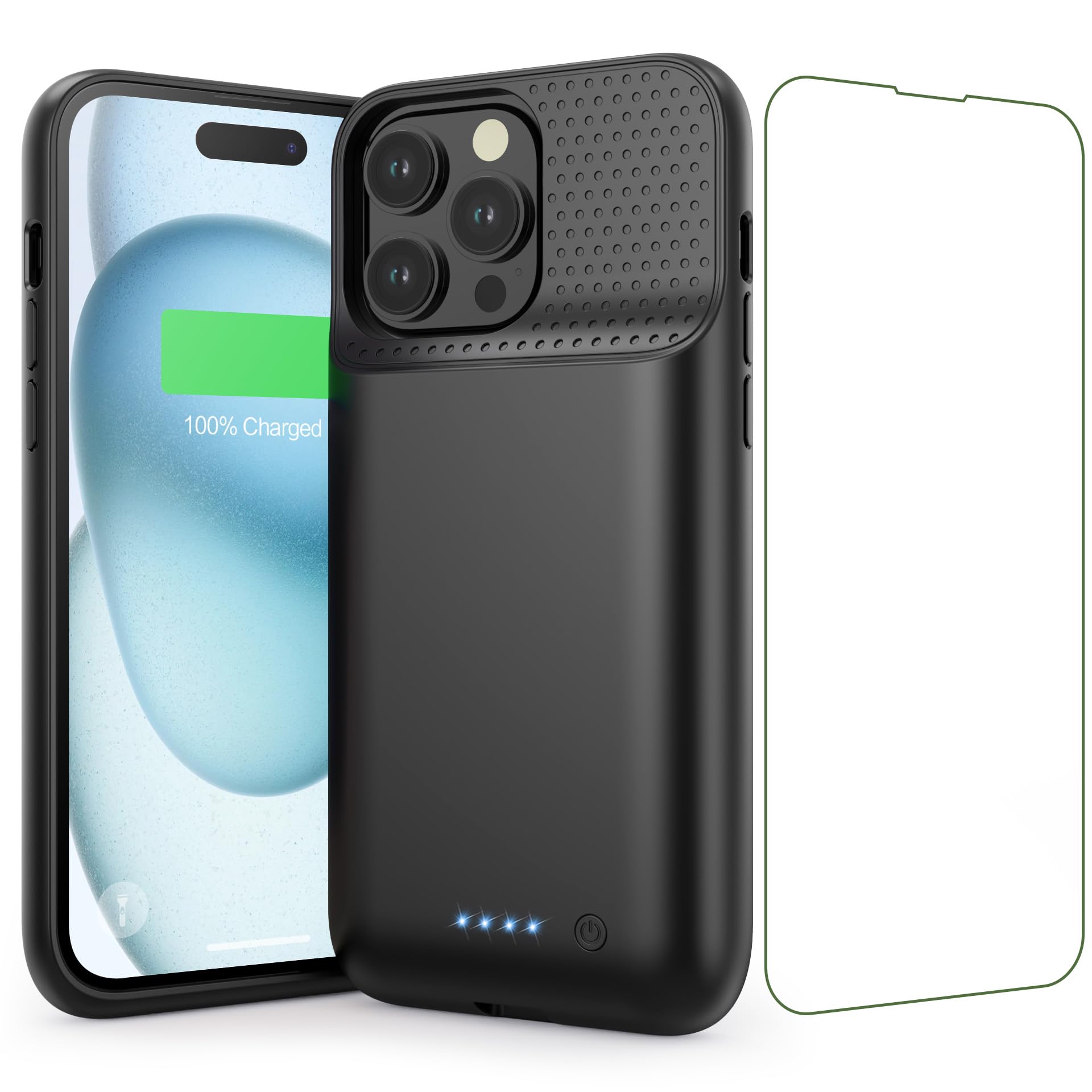 Amazon.com: Battery Case for iPhone 15 Pro Max,Powerful 8600mah