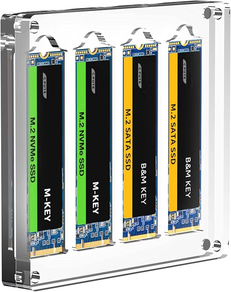 Amazon.co.jp: 4スロット M.2 2280 SSD 収納ケース ストレージホルダー