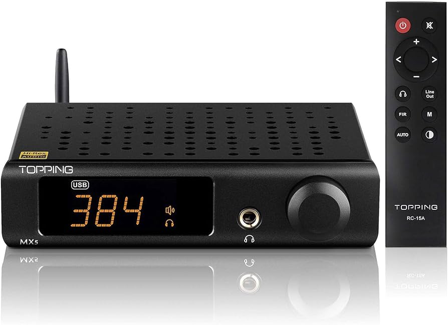 Amazon | TOPPING MX5 多機能 パワーアンプ DAC AMP ES9018Q2C 384kHz