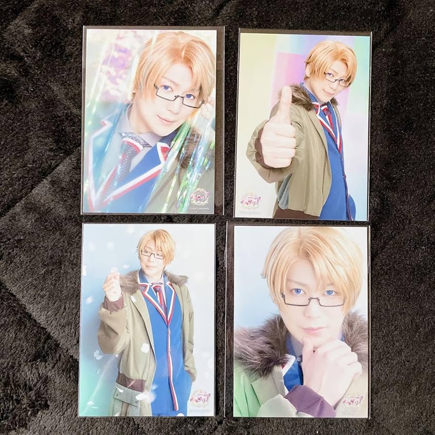 Amazon.co.jp: ヘタミュ アメリカ ランダム ブロマイド 磯貝龍乎