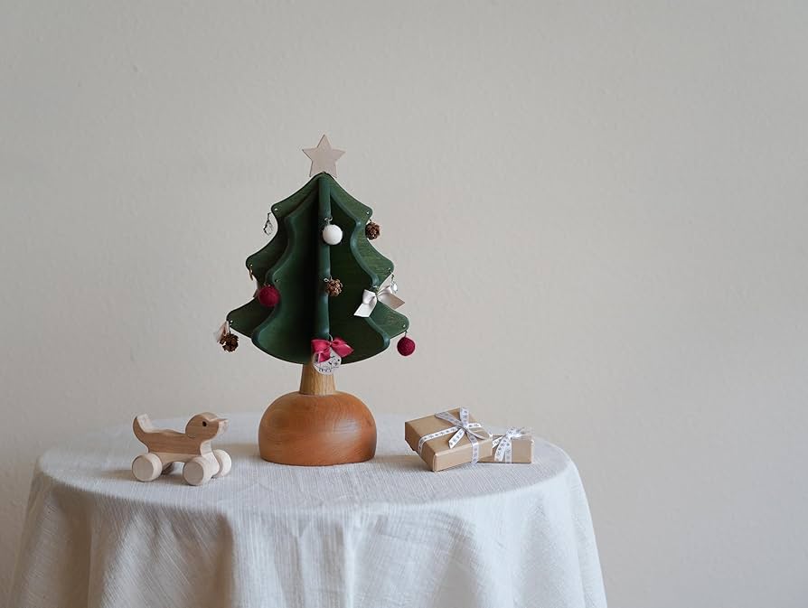 Amazon.co.jp: オークヴィレッジ オルゴールツリー プチplus グリーン