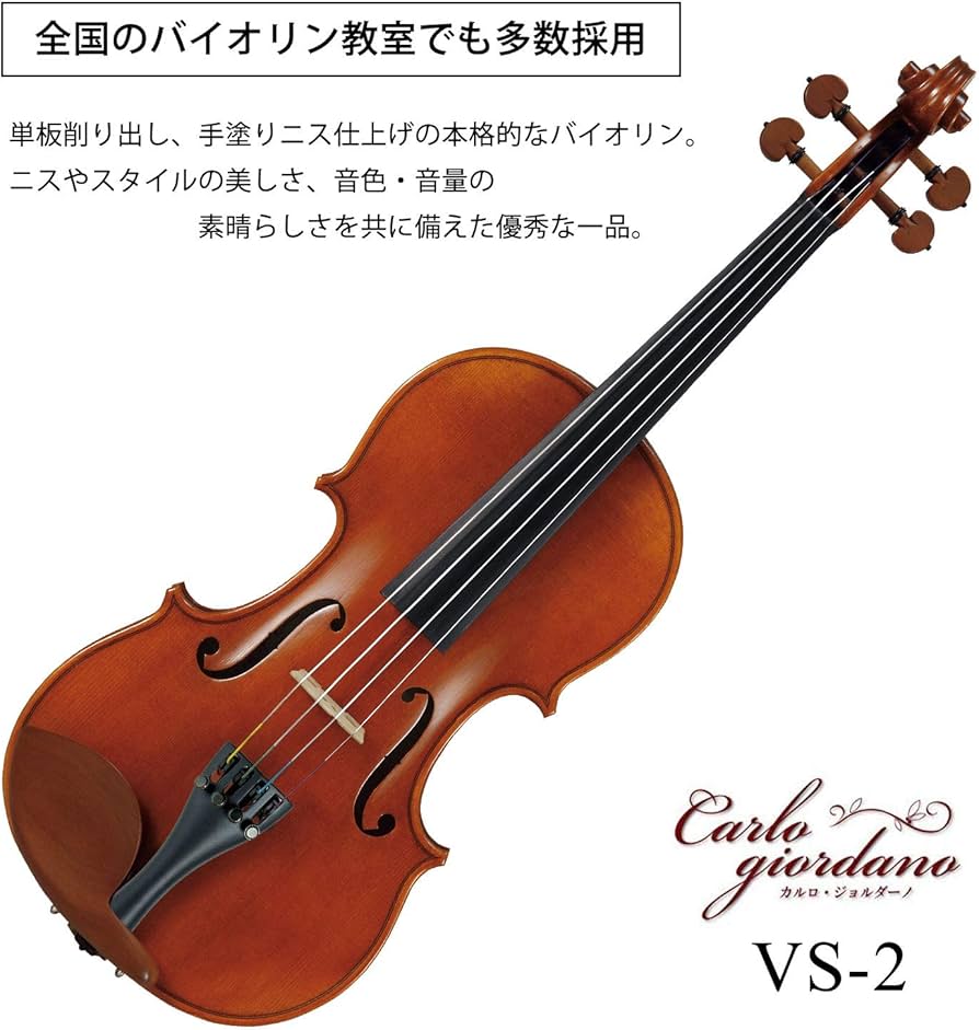 Amazon.co.jp: カルロジョルダーノ バイオリンアウトフィット VS-2 1/2