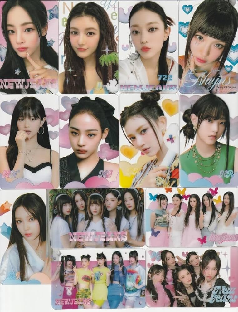 Amazon.co.jp: New！□NewJeansニュージーンズ□写真付透明カード25枚