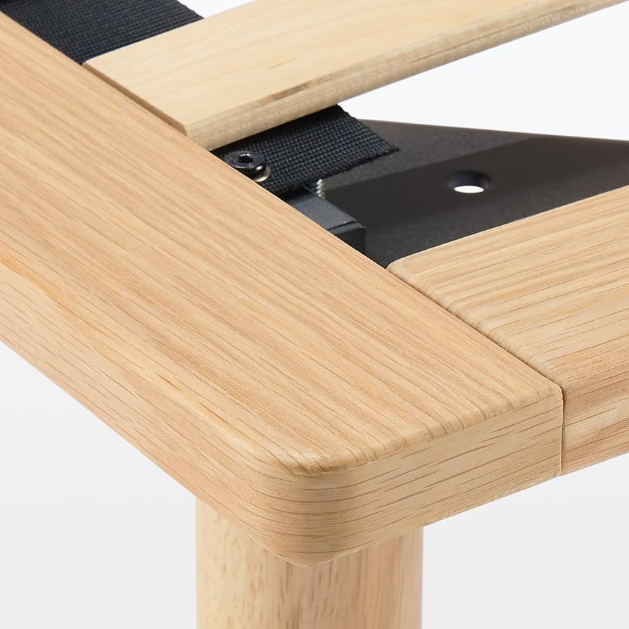 Amazon｜無印良品 木製ベッドフレーム ダブルサイズ 幅147×奥行202×高